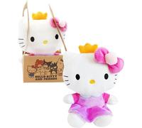 KALANKA-Joy Toy - Hello Kitty Princesse en Peluche 14 cm en Sac à Main en Carton
