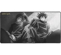 KALANKA-Jujutsu Kaisen Tapis de Souris Gaming XXL 90 x 46 cm - Base antidérapante en Caoutchouc - Motif Yuji et Megumi