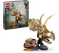 KALANKA-Jurassic World Les fossiles de Dinosaures : Le crâne du tricératops - Jeu de Construction pour garçon et Fille dès 9 Ans - Idée Cadeau pour passionnés d'animaux préhistoriques 76969
