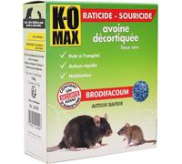 KALANKA-K-OMAX - Raticide souricide - ¿Avoine décortiquées habitation - Mulots & Campagnols - Professionnel - 140g