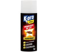 KALANKA-K.Pro Aérosol Foudroyant Punaises de Lit - 400 ML - Idéal pour éliminer Rapidement Les Punaises de Lit et Leurs Larves - Pack de 2, Voir Photo
