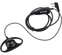 KALANKA-K316 Talkie Walkie Oreillette de Forme D Casque à Crochet Souple Écouteur Compatible avec Talkie Walkie RT24 RT27 RT668 Baofeng UV-5R BF-888S BF-88E Kenwood TYT HYT Wouxun (1 Pcs)