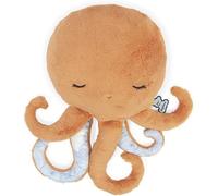 Kalanka-Kaloo - Petit Calme - Peluche Bébé Apaisante - Poulpe Orange 29 Cm - Effet Bouillotte Chaud Ou Froid - Matière Très Douce - Déhoussable - Dès La Naissance, K970701