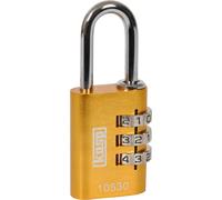 Kalanka-Kasp K10530 Cadenas À Combinaison Aluminium 30 Mm Jaune