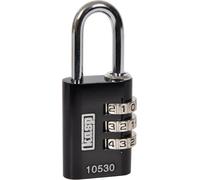 Kalanka-Kasp K10530 Cadenas À Combinaison Aluminium 30 Mm Noir