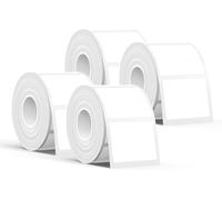 KALANKA-KATASYMBOL T50M Pro 4 Rouleaux d'étiquettes Thermiques Autocollantes Imperméables, 40 mm x 30 mm, 4 Rouleaux, 250 Pièces/Rouleau, Noir sur Blanc