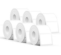KALANKA-KATASYMBOL T50M Pro 6 Rouleaux d'étiquettes Thermiques Autocollantes Imperméables, 40 mm x 30 mm, 6 Rouleaux, 250 Pièces/Rouleau, Noir sur Blanc