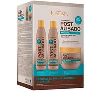 Kalanka-Kativa Post Alisado Kit Shampooing, Après-Shampooing Et Masque Sans Sel 250 Ml