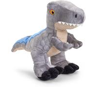 KALANKA-KEELECO - Peluche 100% recyclée - Jouet écologique pour Enfant - Dinosaure Vélociraptor 26cm - SE1481