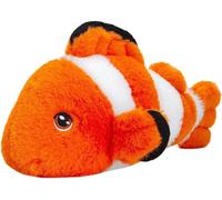 KALANKA-KEELECO - Peluche Poisson Clown 33cm - SE1017, Orange, Blanc