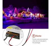 KALANKA-KEEPXYZ 5V 40A 200W Power Supply 110V / 220V AC to DC 5V 40amp Universal Power Converter Transformer Driver Adaptor for WS2812B WS2813 2812 LED Strip Pixel CCTV Camera Security System Laptop