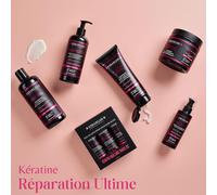 Kalanka-Kerargan - Soin Quotidiens Ultra Réparateur Sans Rinçage À La Kératine Pour Cheveux Stressés - Protection Et Brillance - Aloe Vera, Huile D'argan - Sans Sulfate, Ogm, Huile Minérale - 350ml