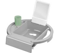 Kalanka-Kiddy Wash Lavabo Pour Enfants, À Fixer Sur Le Bord De La Baignoire, 38,7 X 38,2 X 10 Cm Gris 20034 0345 0101