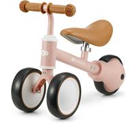 Kalanka-Kinderkraft Cutie Draisienne En Métal, Vélo 3-En-1, Vélo Sans Pédales, Vélo Bébé, Siège Réglable (De 26 À 28 Cm)., Sûr Et Pratique, Poids Léger, Trois Roues, 1 An À 15 Kg, Rose