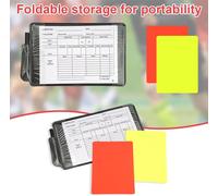 Kalanka-Kit Carton Arbitre De Football,Pvc Carton Rouge Et Jaune Foot,Pochette Carnet De Scores,Piece Pile Ou Face Arbitre Foot,Métal Sifflet Arbitre,2 Brassards De Capitaine C,Pour Football Scolaire