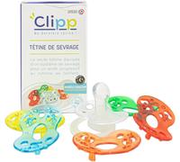 Kalanka-- Kit Clipp, Tétine De Sevrage Couleur- 5 Collerettes Pour Arrêt Progressif - Sevrage De La Tétine Par Paliers, Facile Et En Douceur - A Partir De 2 Ans