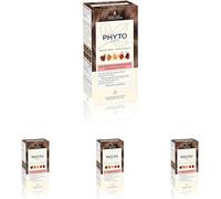 Kalanka-- Kit Coloration Permanente - 6 Blond Foncé - Pigments Végétaux - Sans Ammoniaque - Experts Coloristes - Tenue Longue Durée - Couvre 100% Des Cheveux Blancs (Lot De 4)