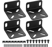 KALANKA-Kit de Montage en Rack 19"", Kit de Montage en Rack Oreilles de Rack Réglable de 13 à 35 mm Universelles, compatibles avec Netgear TRENDnet Cisco D-Link HP, Largeur de Montage de 17,3"" à 19""