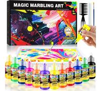 Kalanka-Kit De Peinture Marbrée À L'eau, Arts Et Travaux Manuels Pour Enfants, Cadeaux D'anniversaire Pour Filles Et Garçons De 3 Ans Et Plus, Jouets Pour Enfants De 8 À 13 Ans, 5 À 7 Ans, 3 À 6 Ans,