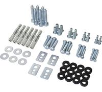 KALANKA-Kit de vis avec SPZ0200-F Chevilles Fischer-U x 10 Lot pour Support Mural TV Matériel de Fix ation pour accrocher la