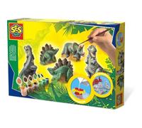 Kalanka- Kit Moulage Et Peinture Dinosaures Crée Et Peins Tes Propres Figurines 3d Moules Réutilisables Plâtre Séchage Rapide Peinture Lavable Activité Créative Enfant Dès 5 Ans