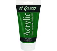 KALANKA-Kreul 28517 - El Greco Acrylic, Tube de 150 ML en Vert Feuillage, Peinture Acrylique Brillante hautement pigmentée, qualité d'étude, Peut être Peinte avec du Beurre, pour Une Peinture pâteuse
