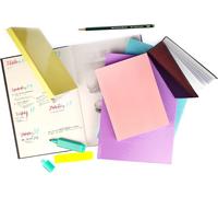 KALANKA-KTC K-5356 Carnet de croquis vierge avec couverture rigide Bleu pastel 80 feuilles 100 g Papier blanc acide A4