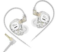 KALANKA-KZ Taurus Écouteurs filaires IEM Hi-FI pour audiophiles Double Haut-Parleur Dynamique Horizontal de 8 mm Ecouteurs Intra-Auriculaires Basses Profondes Câble détachable à 2 Broches