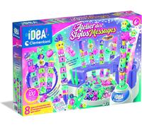 KALANKA- L`Atelier des Stylos \u2013 Édition Messages Kit Créatif Enfant 6 Ans+ Crée 8 Stylos Personnalisés avec Perles Alphabet, Stickers et Personnages Activité Manuelle Ludique