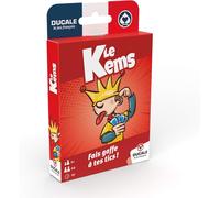 Kalanka-La Ducale - Kems Junior - Jeu De Cartes Enfant Et Famille - 4 À 8 Joueurs - Dès 6 Ans, Rouge, Bleu