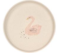 Kalanka-Lässig Assiette Enfant Sans Mélamine, Sans Bpa, Pour Lave-Vaisselle Et Micro-Ondes/Plate Little Water Swan