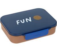 Kalanka-Lässig Boîte À Pain Pour Enfants Boîte À Déjeuner Sans Bpa Avec Séparation Amovible/Bento-Lunchbox Little Gang Smile Navy