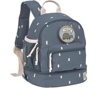 KALANKA-LÄSSIG Sac à Dos pour Enfant avec Sangle de Poitrine Sac à Dos pour Jardin 27 cm, 6,5 litres, 3 Ans/Mini Backpack Happy Prints Midnight Blue