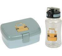 Kalanka-Lässig Set Boîte À Pain & Gourde - Set Déjeuner Avec Boîte À Lunch Et Gourde (460 Ml)/Tiny Drivers Excavator