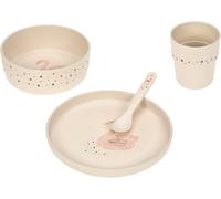 Kalanka-Lässig Set De Vaisselle Pour Enfants (Assiette, Gobelet, Bol, Cuillère) Sans Mélamine, Sans Bpa, Pour Lave-Vaisselle Et Micro-Ondes/Dish Set Little Water Swan
