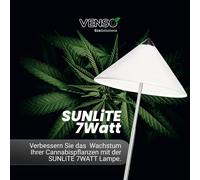 KALANKA-Lampe à plantes SUNLiTE 7W blanc, lampe de croissance LED avec tige télescopique, lampe de croissance pour plantes d'intérieur et plantes vertes