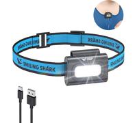 Kalanka-Lampe Frontale, Sd-7113 Lampe Frontale Led À Clip Magnétique Rechargeable Avec Lumière Blanche & Rouge Floodlight & Spotlight Mini Portable Super Léger Pour Courir Jogging Camping Pêche