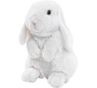 KALANKA-- Lapin bélier Blanc - 19 cm (Hauteur) - Lièvre, Animal de la forêt - Peluche, Doudou
