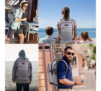 Kalanka-Laptop Travel Backpack Mens Womens Water Resistant Anti-Theft Ruchsack Fits 15.6-17.3 Inch Computer Business Backpacks For School Work College Gift,Casual Daypack