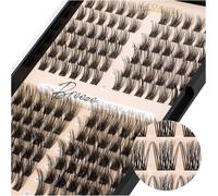 Kalanka-Lashview 144 Bâtons Cluster Mascara Bricolage Cluster Mascara Grand Volume Réutilisable Personnel Cluster Slim Tape, Soft (Volume, C - 10-16mix)