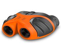 KALANKA-Le Meilleur Jouet 4-9 Ans Garçon, 8x21 Compactes Jumelles De Voyage, Le Cadeau pour Les Enfants(Orange)
