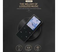 KALANKA-Lecteur MP3, Bluetooth 5.0 ¿¿cran 1,8 Pouces Lecteur MP4, 8 Go de M¿¿moire 128 Go Lecteur de Musique Portable Extensible Prise en Charge de L'enregistrement de Jeu Film de Livre (Rose)