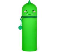 Kalanka-Legami - Kawaii Étui École 2 En 1 En Silicone Souple, Porte-Stylos De Table, Fermeture À Glissière, Crayons Crayons Stylos, H 18.5 Cm