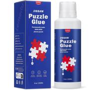 KALANKA-Lemeitu Colle pour Puzzle de 240 ML avec tête d'éponge, séchage Rapide, Colle de Puzzle Lumineuse et Soluble dans l'eau, Convient pour 2000 à 5000 pièces, Colle de Puzzle pour Cadre, Accessoi