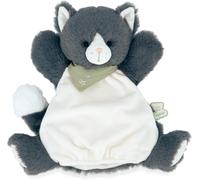 KALANKA-Les Amis Chat CHAMALLOW Doudou MARIONNETTE 25CM Gris