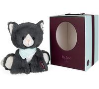 KALANKA-- Les Amis - Peluche Bébé Chamallow Le Chat - 17 cm - Matière Très Douce - Boîte Cadeau - Dès la Naissance, K970003