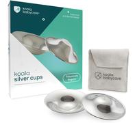 Kalanka-Les Coques D¿Allaitement En Argent Trilaminé Sans Nickel Pour La Prévention Et Les Soins Des Crevasses Du Mamelon Pendant L¿Allaitement - Dispositif Médical Classe 1 Koala Silver Cup