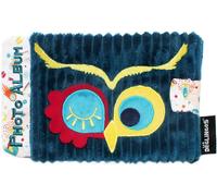 KALANKA-Les Déglingos - Album Photos Bébé Astros le hibou -10 Pochettes 10x15cm - Idéal crèche - Puériculture - Rembourrage Recyclé - Bleu