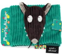 KALANKA-Les Déglingos - Album Photos Bébé Loup X Auzou -10 Pochettes 10x15cm - Idéal crèche - Puériculture - Rembourrage Recyclé - Vert
