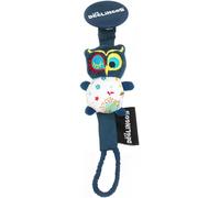 Kalanka-Les Deglingos - Attache Sucette Avec Peluche Astros Le Hibou - Bleu - Accroche Tétine - Dès La Naissance - 23cm